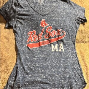 Boston Red Sox MA Blue Women’s T-Shirt size Medium